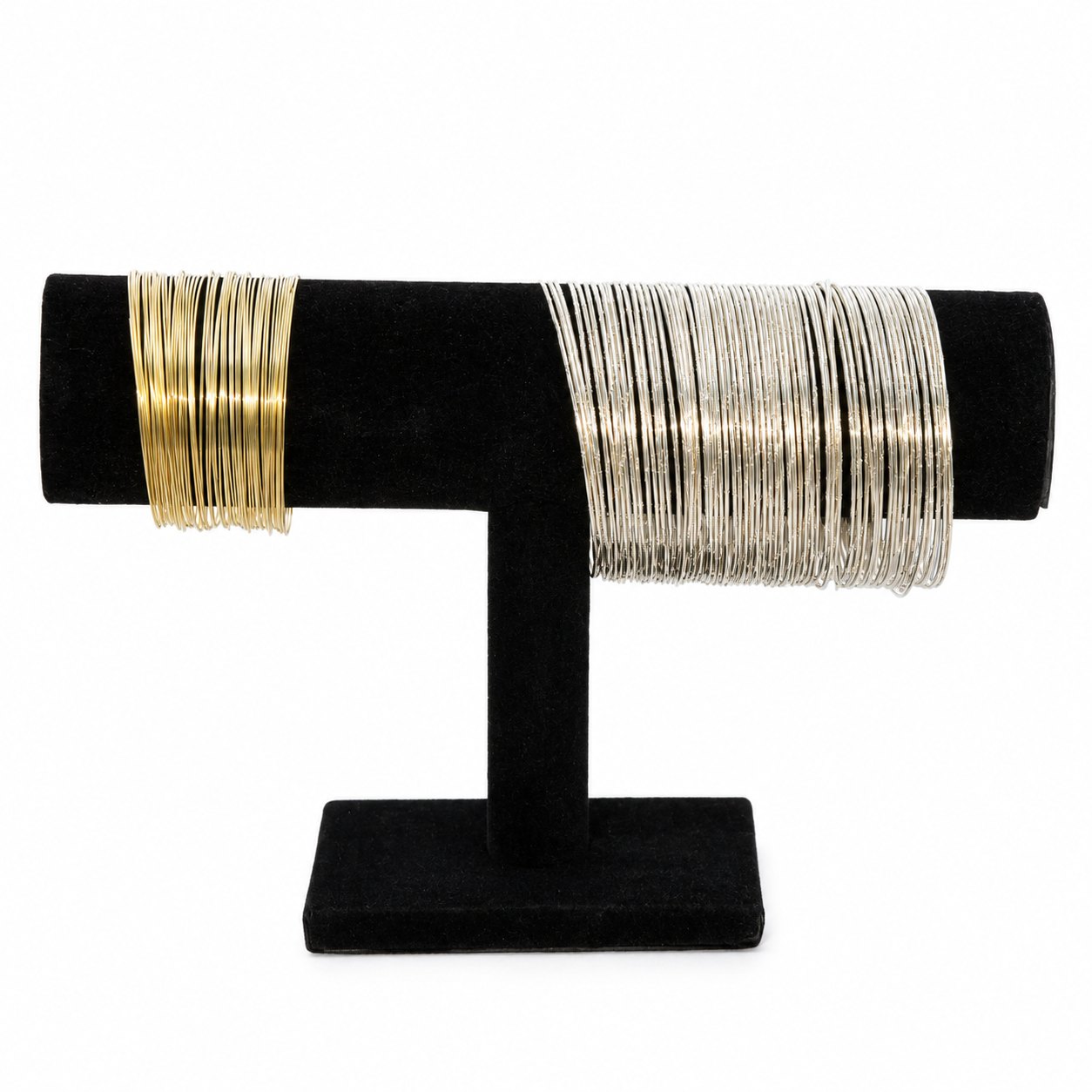 Fine Gold Bangles — Set of 8