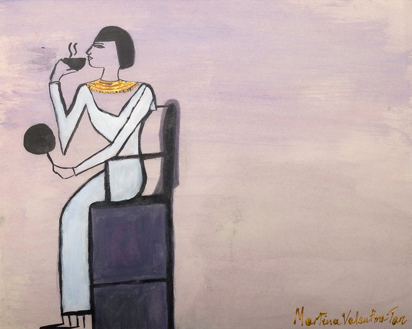 Morning Ritual — original painting by Martina