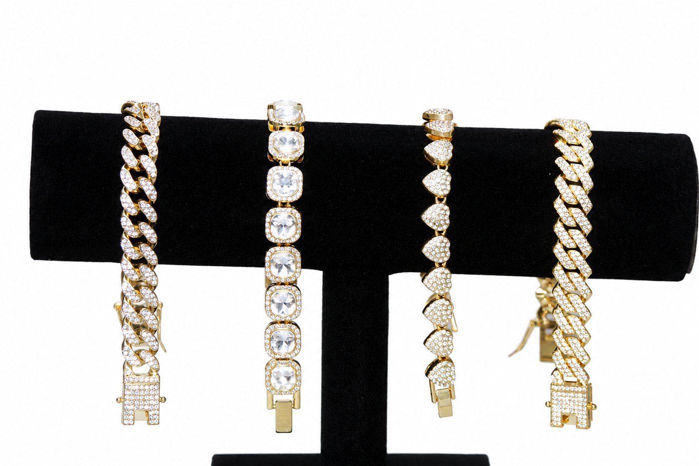 Wrap Diamond Tennis Bracelet — Gold
